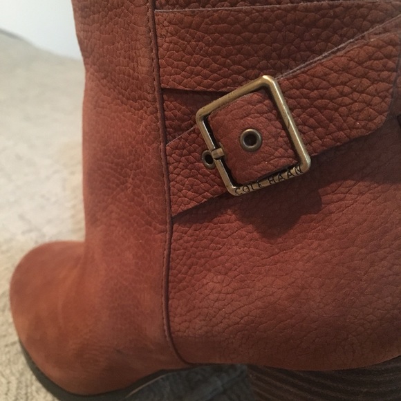 WORN ONCE Cole Haan Nubuck Leather Bootie - Picture 5 of 6